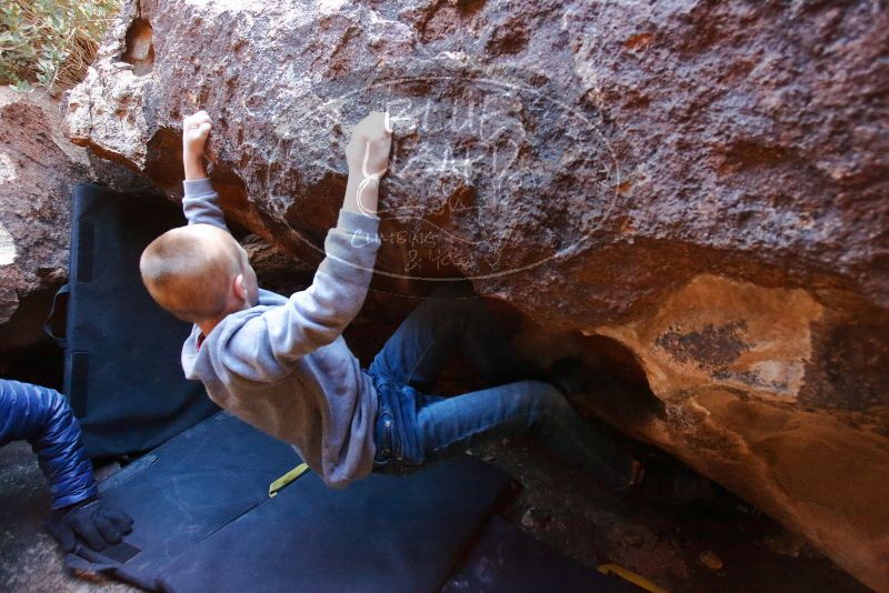 Bouldering in Hueco Tanks on 12/31/2019 with Blue Lizard Climbing and Yoga

Filename: SRM_20191231_1224360.jpg
Aperture: f/4.0
Shutter Speed: 1/200
Body: Canon EOS-1D Mark II
Lens: Canon EF 16-35mm f/2.8 L