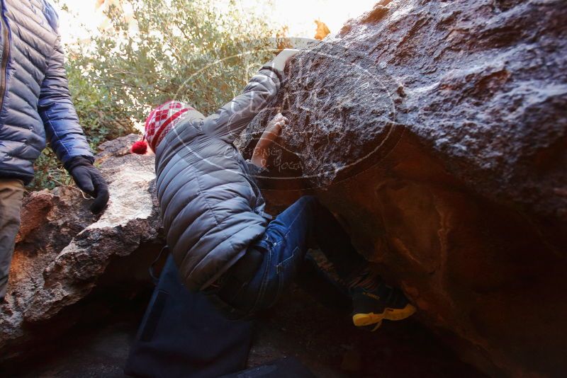 Bouldering in Hueco Tanks on 12/31/2019 with Blue Lizard Climbing and Yoga

Filename: SRM_20191231_1226140.jpg
Aperture: f/4.0
Shutter Speed: 1/200
Body: Canon EOS-1D Mark II
Lens: Canon EF 16-35mm f/2.8 L