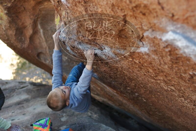 Bouldering in Hueco Tanks on 12/31/2019 with Blue Lizard Climbing and Yoga

Filename: SRM_20191231_1434520.jpg
Aperture: f/2.8
Shutter Speed: 1/400
Body: Canon EOS-1D Mark II
Lens: Canon EF 50mm f/1.8 II