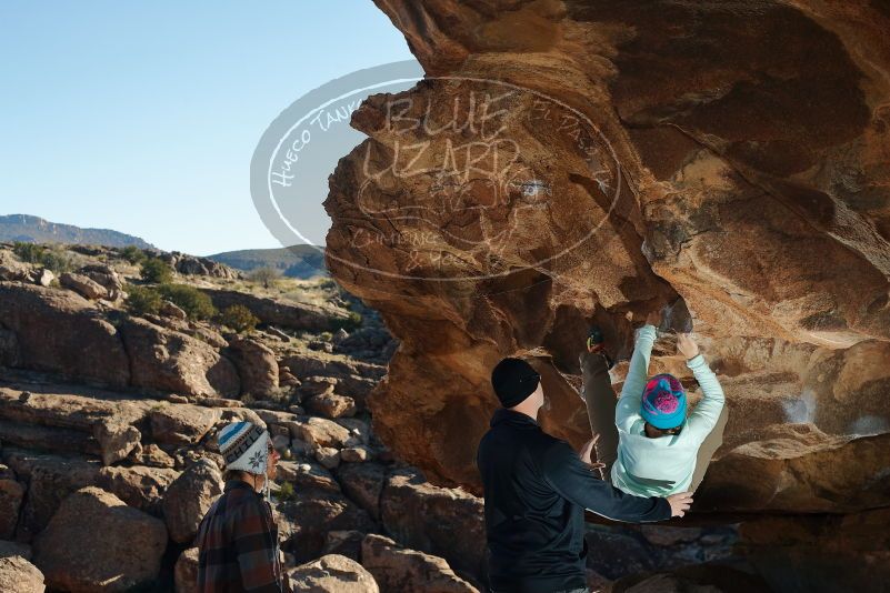 Bouldering in Hueco Tanks on 01/01/2020 with Blue Lizard Climbing and Yoga

Filename: SRM_20200101_1109510.jpg
Aperture: f/5.6
Shutter Speed: 1/250
Body: Canon EOS-1D Mark II
Lens: Canon EF 50mm f/1.8 II