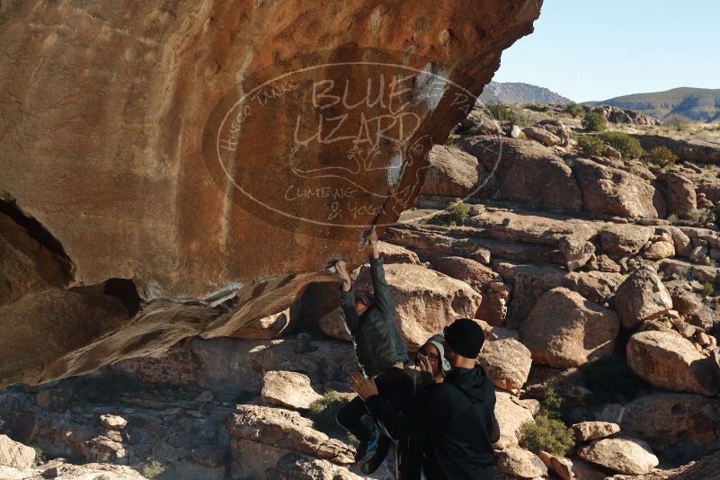 Bouldering in Hueco Tanks on 01/01/2020 with Blue Lizard Climbing and Yoga

Filename: SRM_20200101_1138500.jpg
Aperture: f/8.0
Shutter Speed: 1/250
Body: Canon EOS-1D Mark II
Lens: Canon EF 50mm f/1.8 II