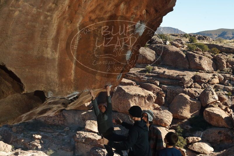 Bouldering in Hueco Tanks on 01/01/2020 with Blue Lizard Climbing and Yoga

Filename: SRM_20200101_1140010.jpg
Aperture: f/8.0
Shutter Speed: 1/250
Body: Canon EOS-1D Mark II
Lens: Canon EF 50mm f/1.8 II