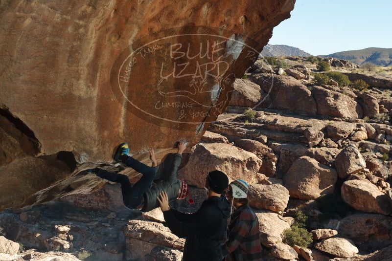 Bouldering in Hueco Tanks on 01/01/2020 with Blue Lizard Climbing and Yoga

Filename: SRM_20200101_1142090.jpg
Aperture: f/8.0
Shutter Speed: 1/250
Body: Canon EOS-1D Mark II
Lens: Canon EF 50mm f/1.8 II