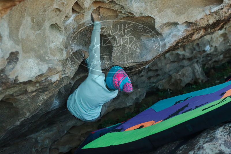 Bouldering in Hueco Tanks on 01/01/2020 with Blue Lizard Climbing and Yoga

Filename: SRM_20200101_1628460.jpg
Aperture: f/4.0
Shutter Speed: 1/320
Body: Canon EOS-1D Mark II
Lens: Canon EF 50mm f/1.8 II