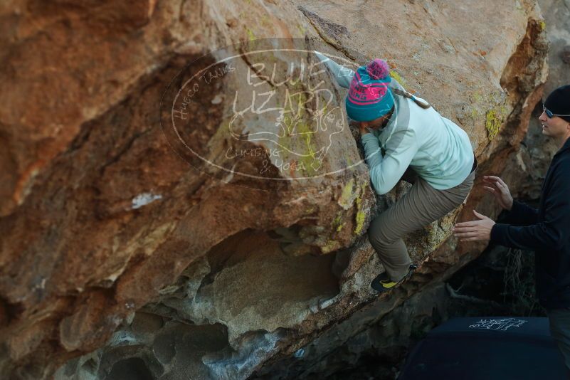 Bouldering in Hueco Tanks on 01/01/2020 with Blue Lizard Climbing and Yoga

Filename: SRM_20200101_1629550.jpg
Aperture: f/4.0
Shutter Speed: 1/320
Body: Canon EOS-1D Mark II
Lens: Canon EF 50mm f/1.8 II