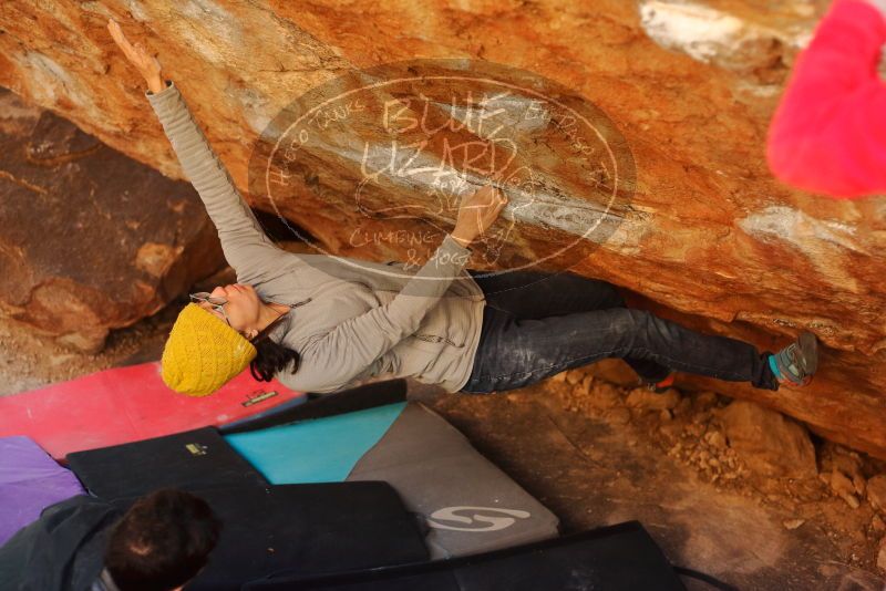 Bouldering in Hueco Tanks on 01/03/2020 with Blue Lizard Climbing and Yoga

Filename: SRM_20200103_1610090.jpg
Aperture: f/2.8
Shutter Speed: 1/250
Body: Canon EOS-1D Mark II
Lens: Canon EF 50mm f/1.8 II