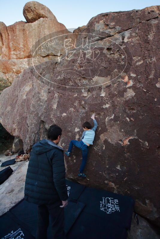 Bouldering in Hueco Tanks on 01/03/2020 with Blue Lizard Climbing and Yoga

Filename: SRM_20200103_1824320.jpg
Aperture: f/3.5
Shutter Speed: 1/200
Body: Canon EOS-1D Mark II
Lens: Canon EF 16-35mm f/2.8 L