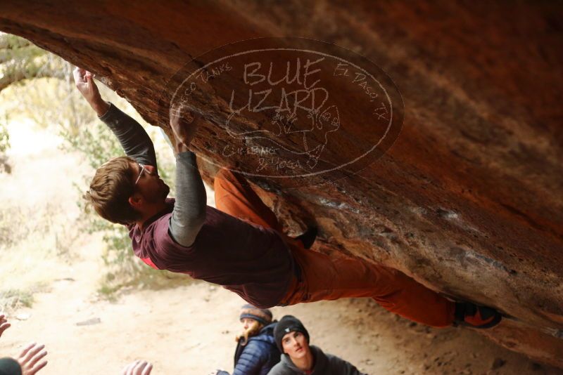 Bouldering in Hueco Tanks on 01/02/2020 with Blue Lizard Climbing and Yoga

Filename: SRM_20200102_1503470.jpg
Aperture: f/2.8
Shutter Speed: 1/250
Body: Canon EOS-1D Mark II
Lens: Canon EF 50mm f/1.8 II