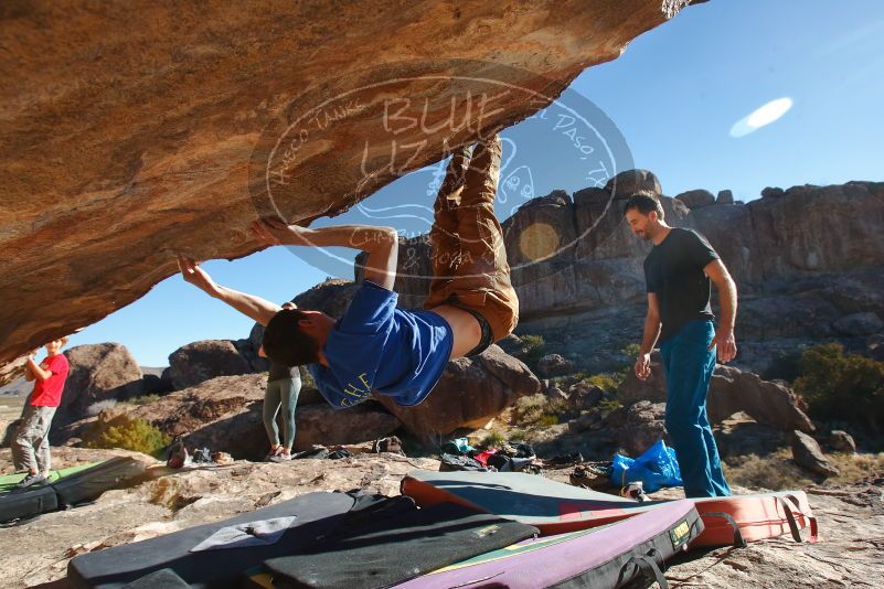 Bouldering in Hueco Tanks on 01/05/2020 with Blue Lizard Climbing and Yoga

Filename: SRM_20200105_1119320.jpg
Aperture: f/8.0
Shutter Speed: 1/320
Body: Canon EOS-1D Mark II
Lens: Canon EF 16-35mm f/2.8 L