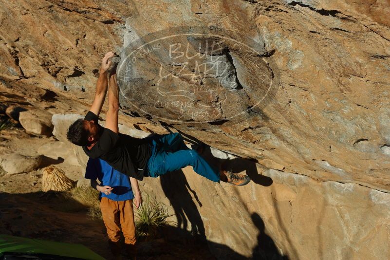 Bouldering in Hueco Tanks on 01/05/2020 with Blue Lizard Climbing and Yoga

Filename: SRM_20200105_1710200.jpg
Aperture: f/5.0
Shutter Speed: 1/640
Body: Canon EOS-1D Mark II
Lens: Canon EF 50mm f/1.8 II