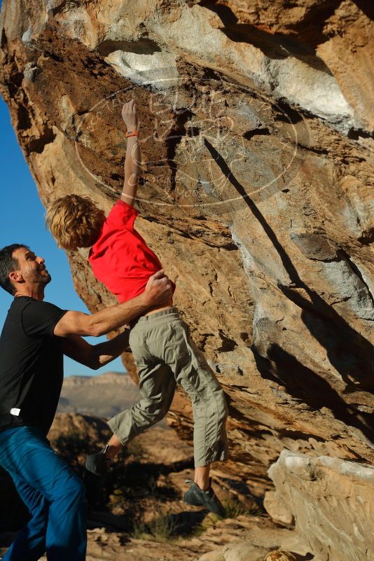 Bouldering in Hueco Tanks on 01/05/2020 with Blue Lizard Climbing and Yoga

Filename: SRM_20200105_1714440.jpg
Aperture: f/3.5
Shutter Speed: 1/1250
Body: Canon EOS-1D Mark II
Lens: Canon EF 50mm f/1.8 II