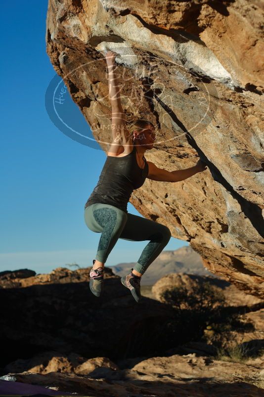 Bouldering in Hueco Tanks on 01/05/2020 with Blue Lizard Climbing and Yoga

Filename: SRM_20200105_1716403.jpg
Aperture: f/3.2
Shutter Speed: 1/1250
Body: Canon EOS-1D Mark II
Lens: Canon EF 50mm f/1.8 II