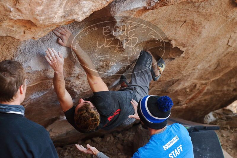 Bouldering in Hueco Tanks on 01/04/2020 with Blue Lizard Climbing and Yoga

Filename: SRM_20200104_1249190.jpg
Aperture: f/4.0
Shutter Speed: 1/250
Body: Canon EOS-1D Mark II
Lens: Canon EF 50mm f/1.8 II