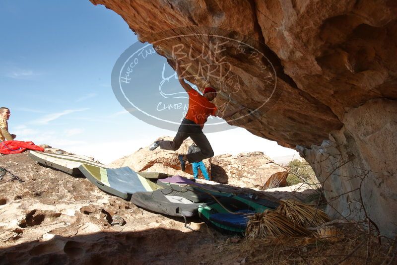 Bouldering in Hueco Tanks on 01/08/2020 with Blue Lizard Climbing and Yoga

Filename: SRM_20200108_1331506.jpg
Aperture: f/8.0
Shutter Speed: 1/500
Body: Canon EOS-1D Mark II
Lens: Canon EF 16-35mm f/2.8 L