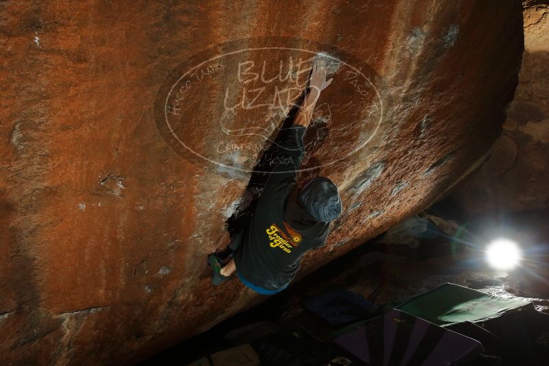 Bouldering in Hueco Tanks on 01/08/2020 with Blue Lizard Climbing and Yoga

Filename: SRM_20200108_1603450.jpg
Aperture: f/5.6
Shutter Speed: 1/250
Body: Canon EOS-1D Mark II
Lens: Canon EF 16-35mm f/2.8 L