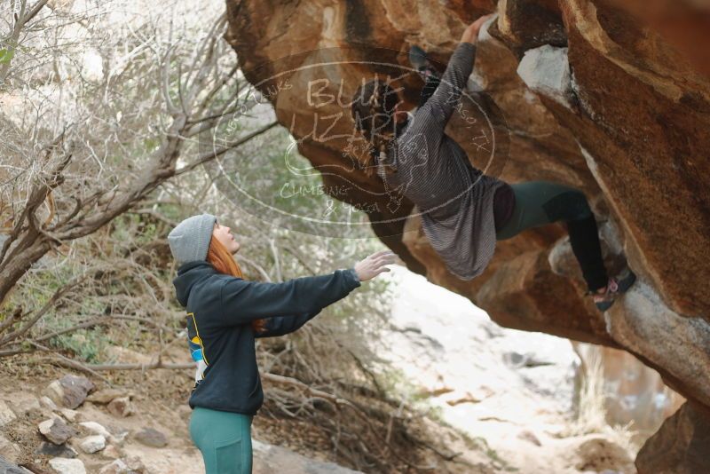 Bouldering in Hueco Tanks on 01/08/2020 with Blue Lizard Climbing and Yoga

Filename: SRM_20200108_1632260.jpg
Aperture: f/2.5
Shutter Speed: 1/250
Body: Canon EOS-1D Mark II
Lens: Canon EF 50mm f/1.8 II