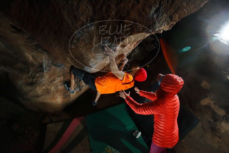 Bouldering in Hueco Tanks on 01/08/2020 with Blue Lizard Climbing and Yoga

Filename: SRM_20200108_1809410.jpg
Aperture: f/8.0
Shutter Speed: 1/250
Body: Canon EOS-1D Mark II
Lens: Canon EF 16-35mm f/2.8 L