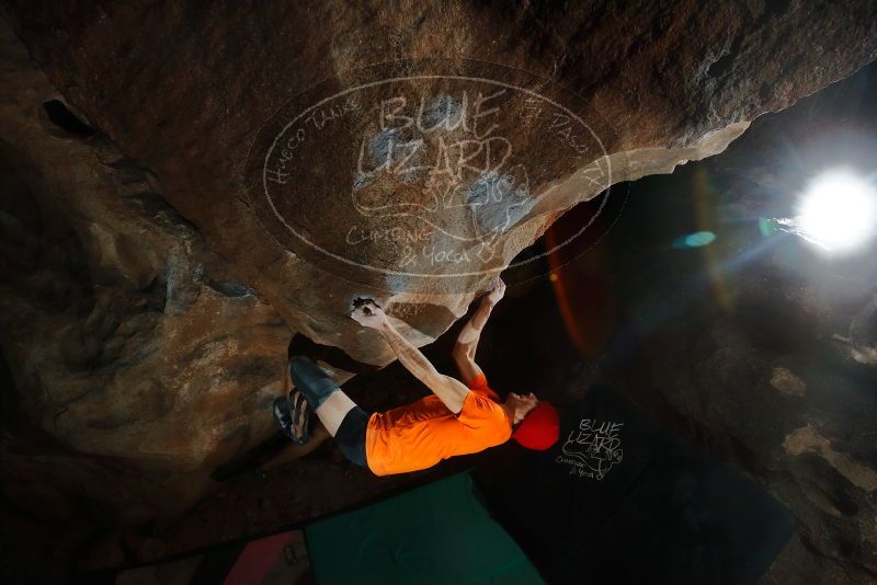 Bouldering in Hueco Tanks on 01/08/2020 with Blue Lizard Climbing and Yoga

Filename: SRM_20200108_1813450.jpg
Aperture: f/8.0
Shutter Speed: 1/250
Body: Canon EOS-1D Mark II
Lens: Canon EF 16-35mm f/2.8 L