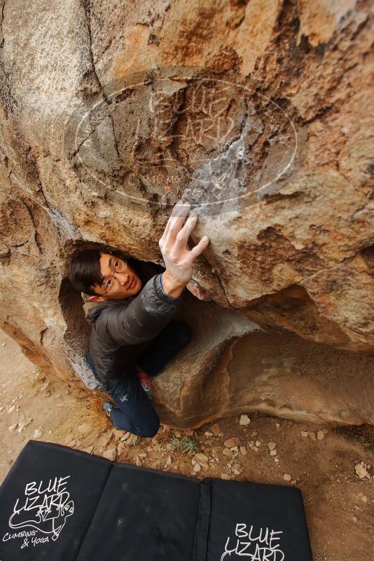 Bouldering in Hueco Tanks on 01/16/2020 with Blue Lizard Climbing and Yoga

Filename: SRM_20200116_1018480.jpg
Aperture: f/5.6
Shutter Speed: 1/320
Body: Canon EOS-1D Mark II
Lens: Canon EF 16-35mm f/2.8 L