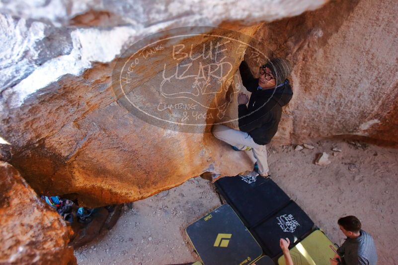 Bouldering in Hueco Tanks on 01/18/2020 with Blue Lizard Climbing and Yoga

Filename: SRM_20200118_1557280.jpg
Aperture: f/3.2
Shutter Speed: 1/250
Body: Canon EOS-1D Mark II
Lens: Canon EF 16-35mm f/2.8 L