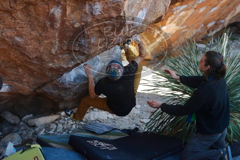 Bouldering in Hueco Tanks on 01/18/2020 with Blue Lizard Climbing and Yoga

Filename: SRM_20200118_1128060.jpg
Aperture: f/3.2
Shutter Speed: 1/320
Body: Canon EOS-1D Mark II
Lens: Canon EF 50mm f/1.8 II