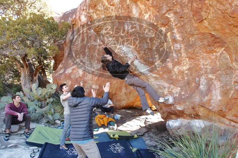 Bouldering in Hueco Tanks on 01/18/2020 with Blue Lizard Climbing and Yoga

Filename: SRM_20200118_1141211.jpg
Aperture: f/4.5
Shutter Speed: 1/250
Body: Canon EOS-1D Mark II
Lens: Canon EF 16-35mm f/2.8 L