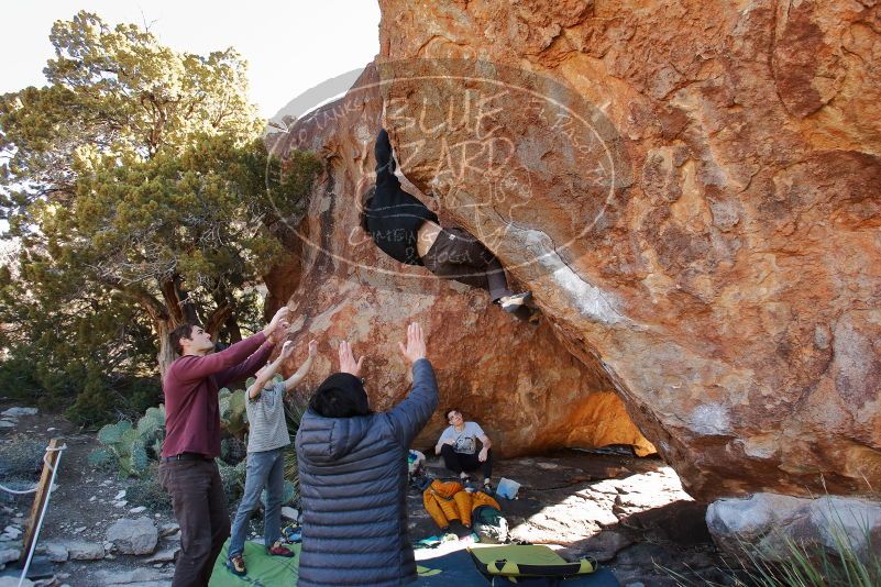 Bouldering in Hueco Tanks on 01/18/2020 with Blue Lizard Climbing and Yoga

Filename: SRM_20200118_1141330.jpg
Aperture: f/5.0
Shutter Speed: 1/250
Body: Canon EOS-1D Mark II
Lens: Canon EF 16-35mm f/2.8 L