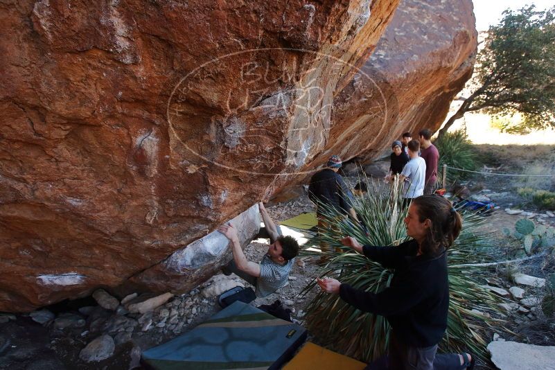 Bouldering in Hueco Tanks on 01/18/2020 with Blue Lizard Climbing and Yoga

Filename: SRM_20200118_1147560.jpg
Aperture: f/5.6
Shutter Speed: 1/250
Body: Canon EOS-1D Mark II
Lens: Canon EF 16-35mm f/2.8 L