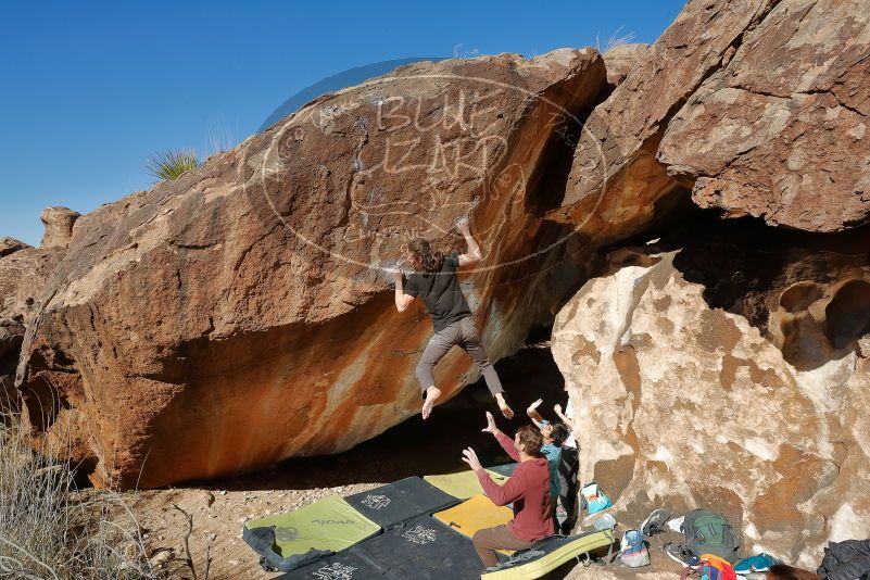 Bouldering in Hueco Tanks on 01/18/2020 with Blue Lizard Climbing and Yoga

Filename: SRM_20200118_1247580.jpg
Aperture: f/8.0
Shutter Speed: 1/250
Body: Canon EOS-1D Mark II
Lens: Canon EF 16-35mm f/2.8 L