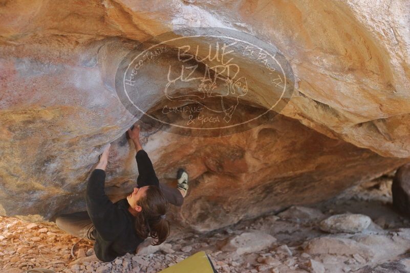 Bouldering in Hueco Tanks on 01/18/2020 with Blue Lizard Climbing and Yoga

Filename: SRM_20200118_1315210.jpg
Aperture: f/2.8
Shutter Speed: 1/250
Body: Canon EOS-1D Mark II
Lens: Canon EF 50mm f/1.8 II