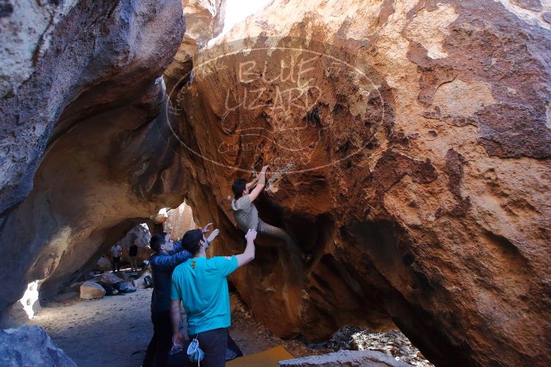 Bouldering in Hueco Tanks on 01/18/2020 with Blue Lizard Climbing and Yoga

Filename: SRM_20200118_1621320.jpg
Aperture: f/5.0
Shutter Speed: 1/250
Body: Canon EOS-1D Mark II
Lens: Canon EF 16-35mm f/2.8 L