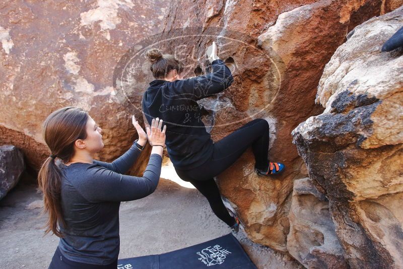 Bouldering in Hueco Tanks on 01/26/2020 with Blue Lizard Climbing and Yoga

Filename: SRM_20200126_1135430.jpg
Aperture: f/4.0
Shutter Speed: 1/250
Body: Canon EOS-1D Mark II
Lens: Canon EF 16-35mm f/2.8 L