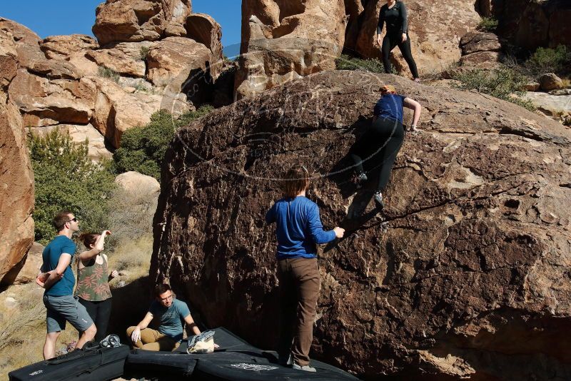 Bouldering in Hueco Tanks on 01/26/2020 with Blue Lizard Climbing and Yoga

Filename: SRM_20200126_1447460.jpg
Aperture: f/8.0
Shutter Speed: 1/400
Body: Canon EOS-1D Mark II
Lens: Canon EF 16-35mm f/2.8 L