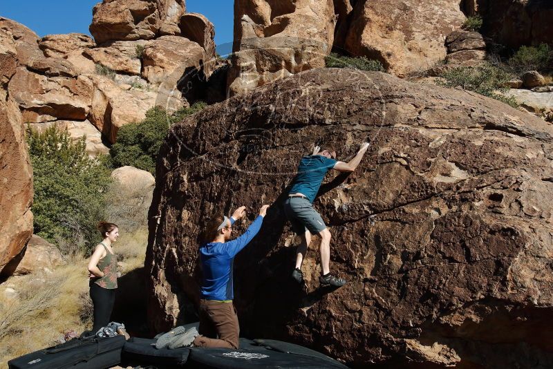 Bouldering in Hueco Tanks on 01/26/2020 with Blue Lizard Climbing and Yoga

Filename: SRM_20200126_1450340.jpg
Aperture: f/9.0
Shutter Speed: 1/400
Body: Canon EOS-1D Mark II
Lens: Canon EF 16-35mm f/2.8 L