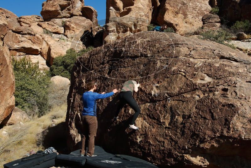 Bouldering in Hueco Tanks on 01/26/2020 with Blue Lizard Climbing and Yoga

Filename: SRM_20200126_1451260.jpg
Aperture: f/9.0
Shutter Speed: 1/400
Body: Canon EOS-1D Mark II
Lens: Canon EF 16-35mm f/2.8 L