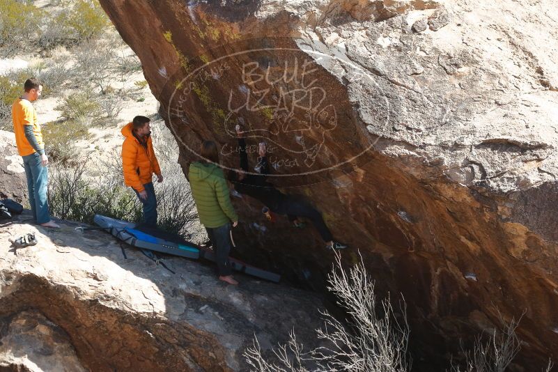 Bouldering in Hueco Tanks on 01/29/2020 with Blue Lizard Climbing and Yoga

Filename: SRM_20200129_1413410.jpg
Aperture: f/4.0
Shutter Speed: 1/400
Body: Canon EOS-1D Mark II
Lens: Canon EF 50mm f/1.8 II