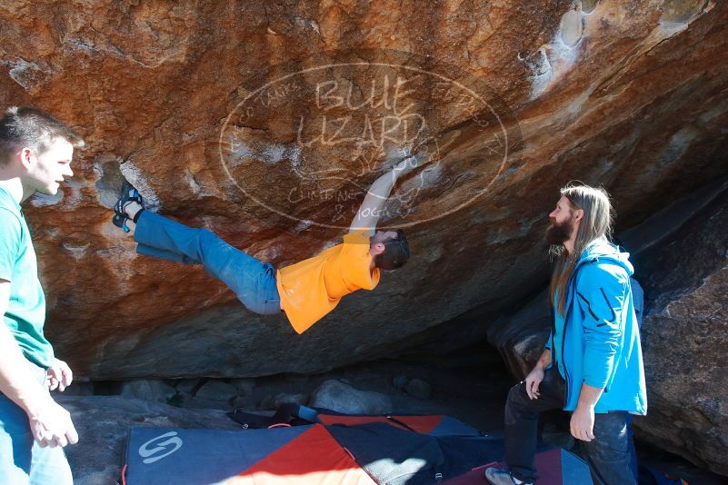 Bouldering in Hueco Tanks on 01/29/2020 with Blue Lizard Climbing and Yoga

Filename: SRM_20200129_1508540.jpg
Aperture: f/6.3
Shutter Speed: 1/320
Body: Canon EOS-1D Mark II
Lens: Canon EF 16-35mm f/2.8 L