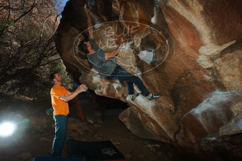 Bouldering in Hueco Tanks on 01/29/2020 with Blue Lizard Climbing and Yoga

Filename: SRM_20200129_1604250.jpg
Aperture: f/8.0
Shutter Speed: 1/250
Body: Canon EOS-1D Mark II
Lens: Canon EF 16-35mm f/2.8 L