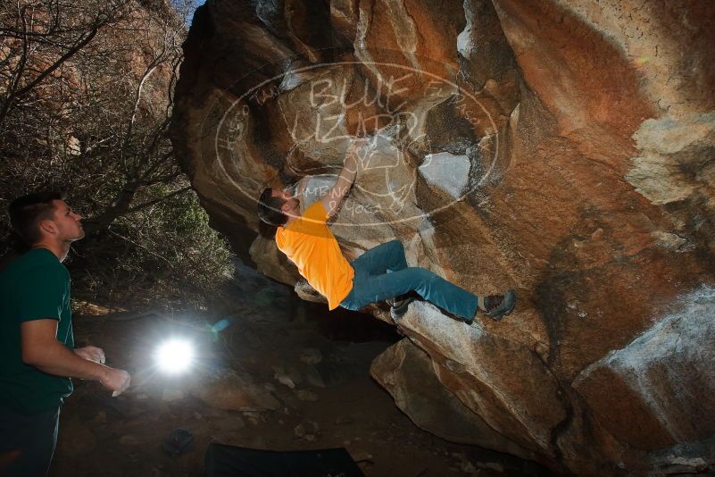 Bouldering in Hueco Tanks on 01/29/2020 with Blue Lizard Climbing and Yoga

Filename: SRM_20200129_1606350.jpg
Aperture: f/8.0
Shutter Speed: 1/250
Body: Canon EOS-1D Mark II
Lens: Canon EF 16-35mm f/2.8 L