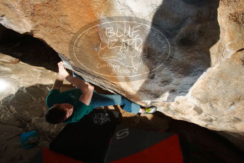 Bouldering in Hueco Tanks on 01/29/2020 with Blue Lizard Climbing and Yoga

Filename: SRM_20200129_1701060.jpg
Aperture: f/8.0
Shutter Speed: 1/250
Body: Canon EOS-1D Mark II
Lens: Canon EF 16-35mm f/2.8 L