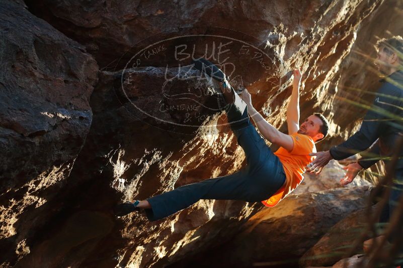 Bouldering in Hueco Tanks on 01/29/2020 with Blue Lizard Climbing and Yoga

Filename: SRM_20200129_1807310.jpg
Aperture: f/3.5
Shutter Speed: 1/500
Body: Canon EOS-1D Mark II
Lens: Canon EF 50mm f/1.8 II