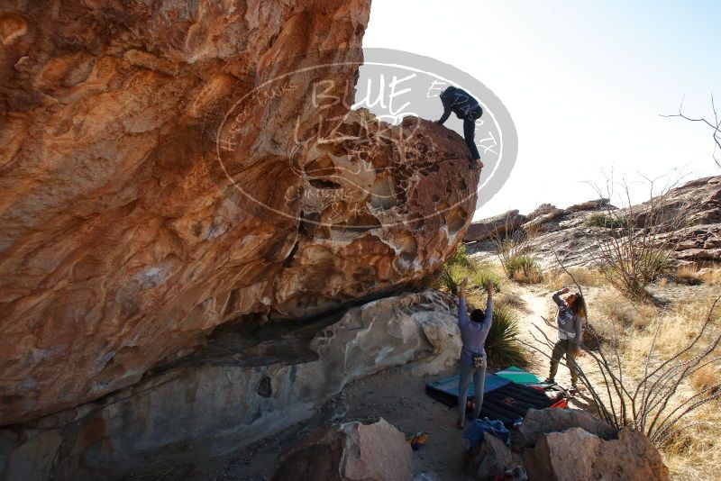 Bouldering in Hueco Tanks on 02/01/2020 with Blue Lizard Climbing and Yoga

Filename: SRM_20200201_1127150.jpg
Aperture: f/9.0
Shutter Speed: 1/250
Body: Canon EOS-1D Mark II
Lens: Canon EF 16-35mm f/2.8 L