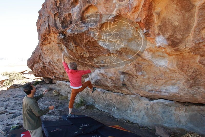 Bouldering in Hueco Tanks on 02/01/2020 with Blue Lizard Climbing and Yoga

Filename: SRM_20200201_1128530.jpg
Aperture: f/5.6
Shutter Speed: 1/250
Body: Canon EOS-1D Mark II
Lens: Canon EF 16-35mm f/2.8 L