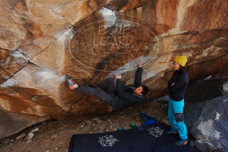 Bouldering in Hueco Tanks on 01/06/2020 with Blue Lizard Climbing and Yoga

Filename: SRM_20200106_1255150.jpg
Aperture: f/4.0
Shutter Speed: 1/250
Body: Canon EOS-1D Mark II
Lens: Canon EF 16-35mm f/2.8 L