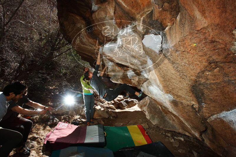 Bouldering in Hueco Tanks on 02/14/2020 with Blue Lizard Climbing and Yoga

Filename: SRM_20200214_1305070.jpg
Aperture: f/8.0
Shutter Speed: 1/250
Body: Canon EOS-1D Mark II
Lens: Canon EF 16-35mm f/2.8 L