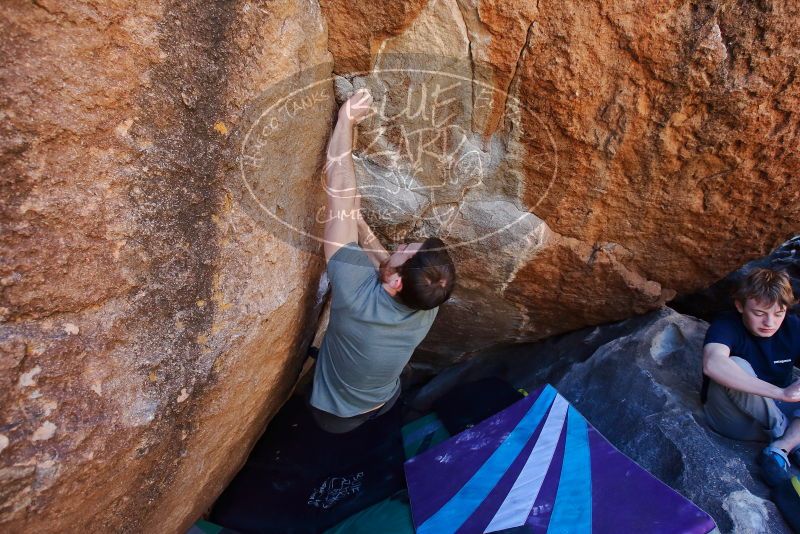 Bouldering in Hueco Tanks on 02/16/2020 with Blue Lizard Climbing and Yoga

Filename: SRM_20200216_1137550.jpg
Aperture: f/5.0
Shutter Speed: 1/250
Body: Canon EOS-1D Mark II
Lens: Canon EF 16-35mm f/2.8 L