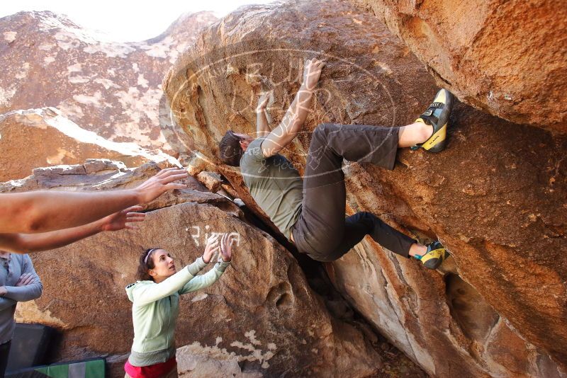 Bouldering in Hueco Tanks on 02/16/2020 with Blue Lizard Climbing and Yoga

Filename: SRM_20200216_1325400.jpg
Aperture: f/4.5
Shutter Speed: 1/250
Body: Canon EOS-1D Mark II
Lens: Canon EF 16-35mm f/2.8 L