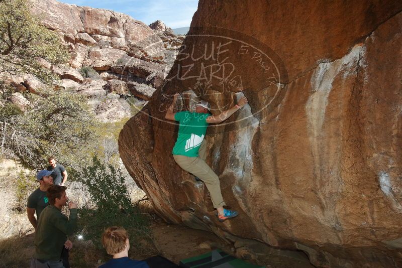 Bouldering in Hueco Tanks on 02/16/2020 with Blue Lizard Climbing and Yoga

Filename: SRM_20200216_1448590.jpg
Aperture: f/8.0
Shutter Speed: 1/250
Body: Canon EOS-1D Mark II
Lens: Canon EF 16-35mm f/2.8 L