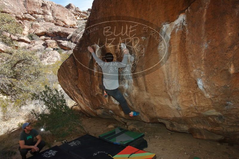 Bouldering in Hueco Tanks on 02/16/2020 with Blue Lizard Climbing and Yoga

Filename: SRM_20200216_1450010.jpg
Aperture: f/8.0
Shutter Speed: 1/250
Body: Canon EOS-1D Mark II
Lens: Canon EF 16-35mm f/2.8 L