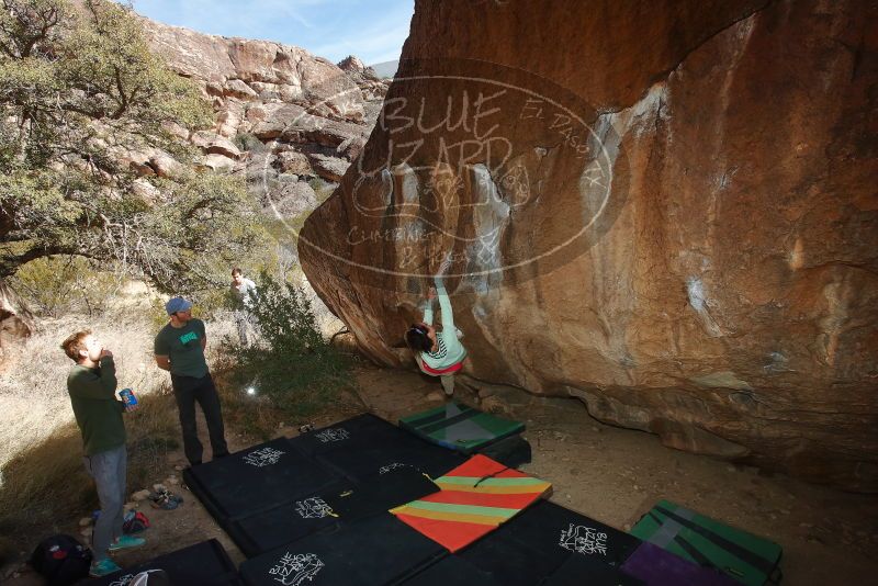 Bouldering in Hueco Tanks on 02/16/2020 with Blue Lizard Climbing and Yoga

Filename: SRM_20200216_1452140.jpg
Aperture: f/8.0
Shutter Speed: 1/250
Body: Canon EOS-1D Mark II
Lens: Canon EF 16-35mm f/2.8 L